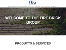 Tablet Screenshot of firebrickgroup.com